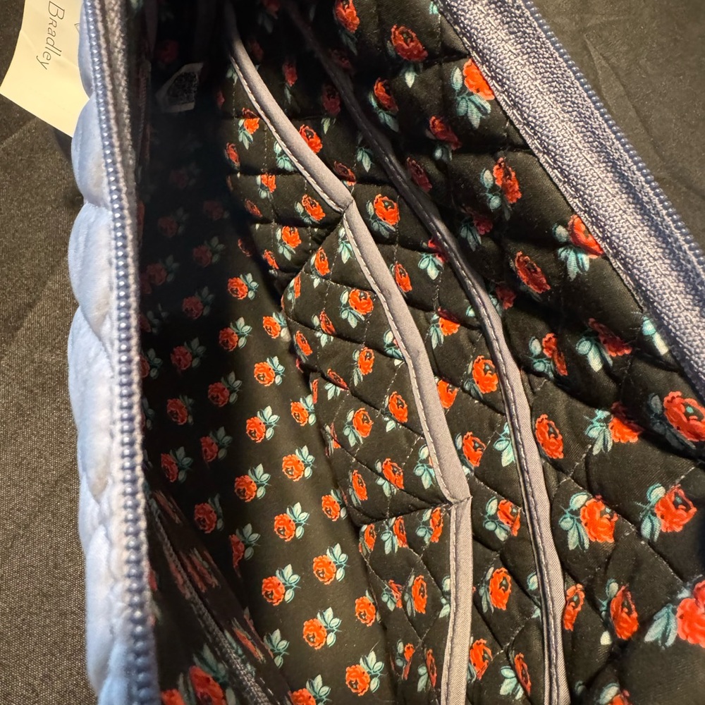 Vera Bradley Quilted Bag in Light Gray - Picture 2 of 5